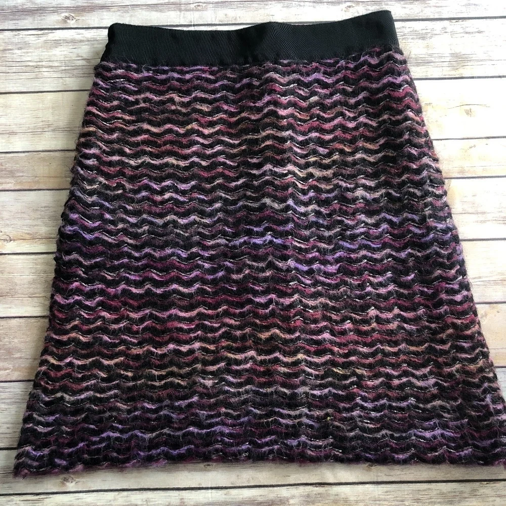 Knitted & Knotted Violet Vibrations Sweater Skirt